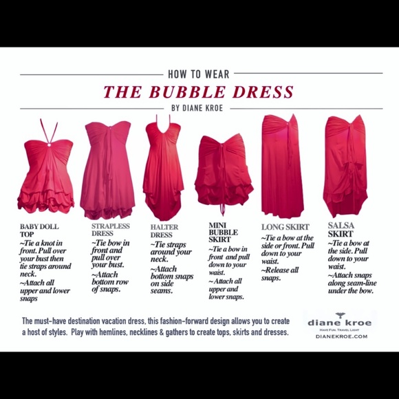 RARE Diane Kroe Pink Bubble Multiway Travel Minimalist Dress Size 1/4/S (NWT) - Picture 1 of 12